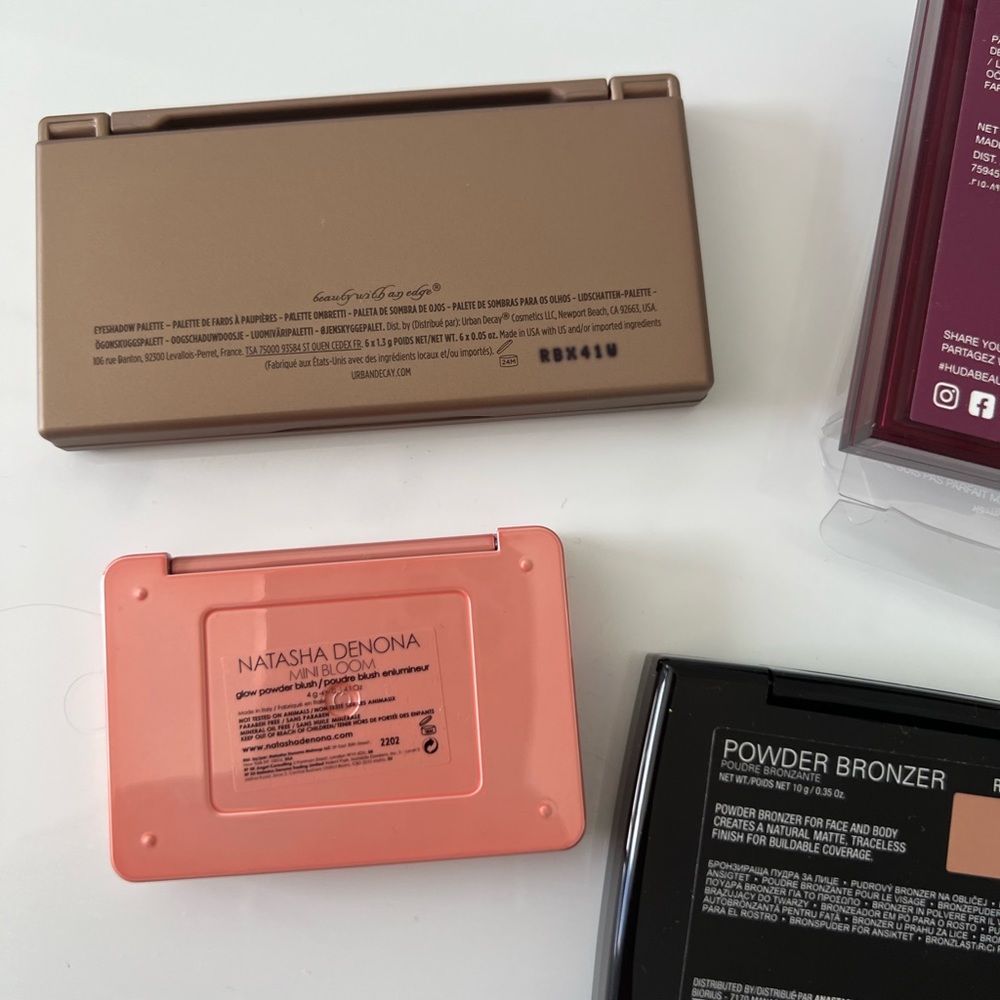 EyeShadow and other Bundle, Huda, Tarte, Anastasia, Rban D, Natasha Denona - Picture 6 of 8